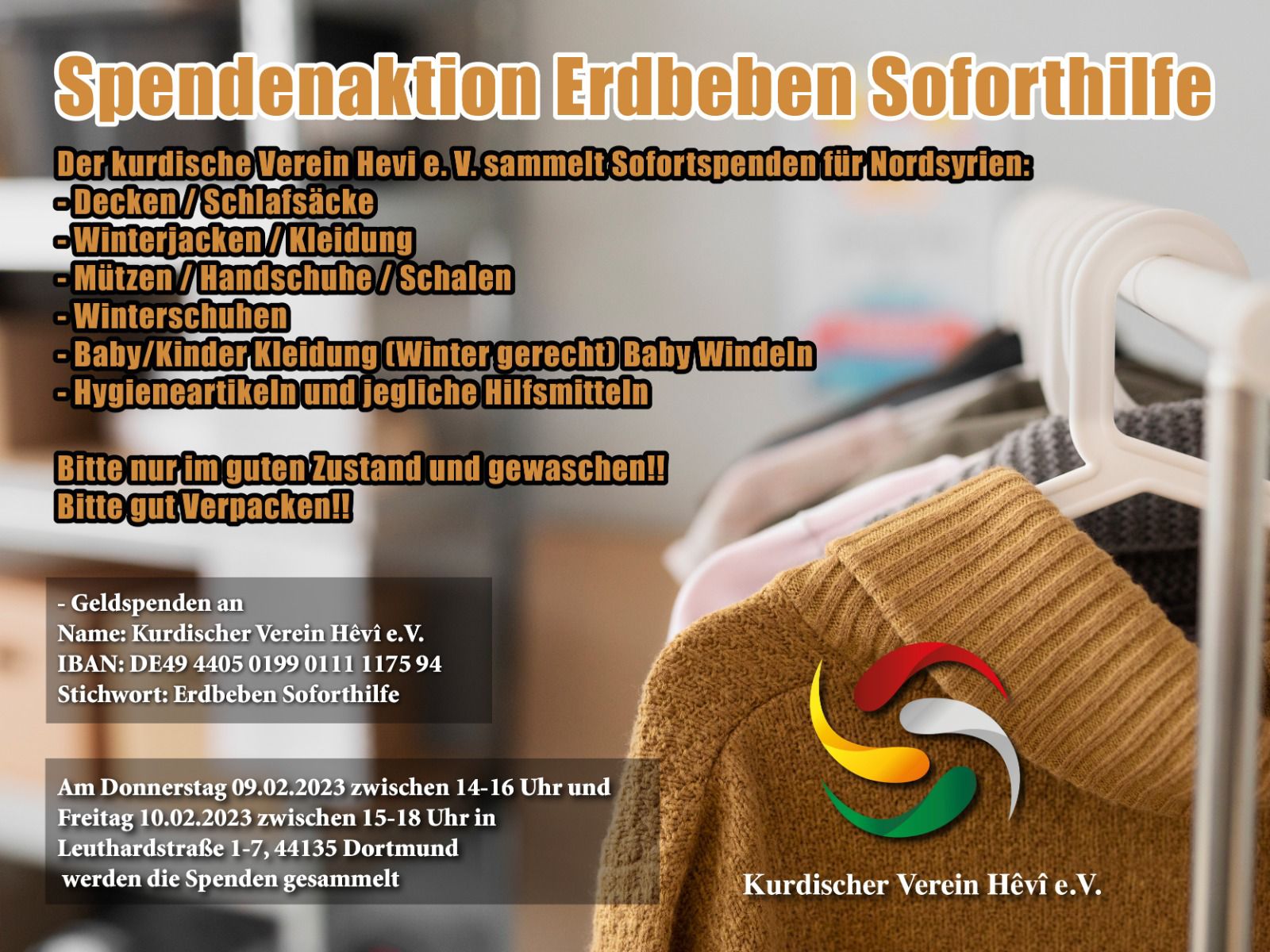 Erdbeben Soforthilfe